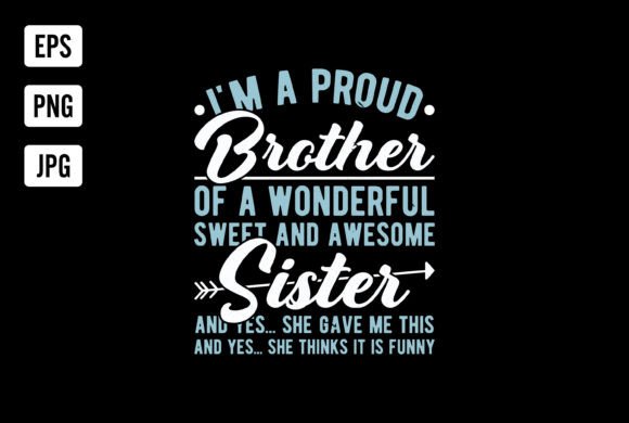 Download Funny Brother Sister Typography T Shirt - Funny Collection