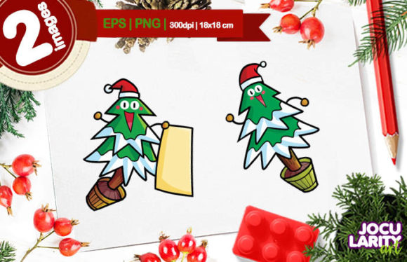 Download Funny Green Christmas Tree Cartoon - Funny Collection
