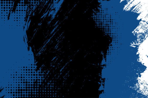 Download Dirty Brush Blue Black Background - Blue black background Collection