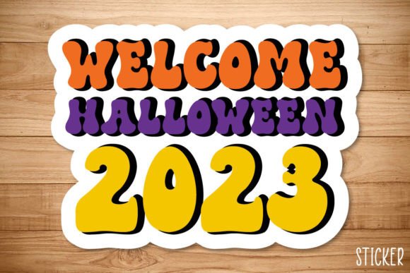 Download Welcome Halloween 2023 Retro - Halloween 2023 Collection