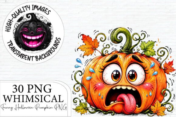 Download Funny Halloween Pumpkin Clipart Bundle - Funny Collection