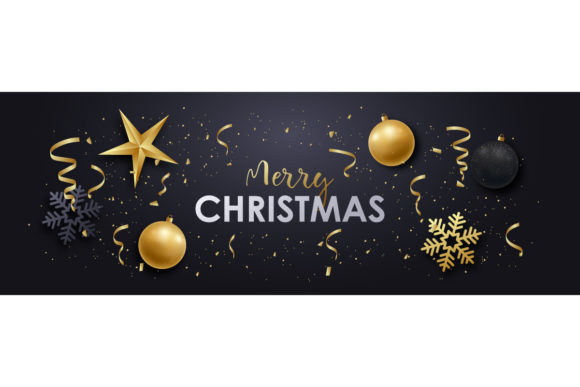 Download Merry Christmas Realistic Banner Design - Premium Resources