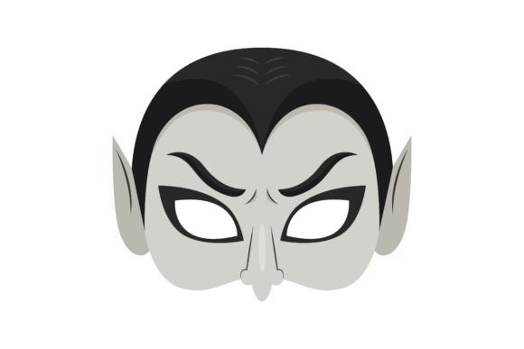 Download Design for Creepy Mask of Vampire Head I - Creepy mask Collection
