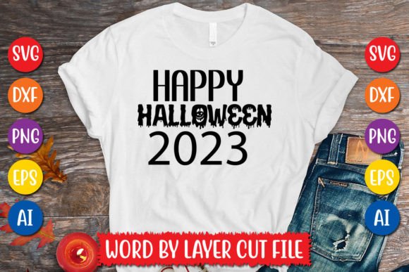 Download Happy Halloween 2023 SVG Design - Halloween 2023 Collection